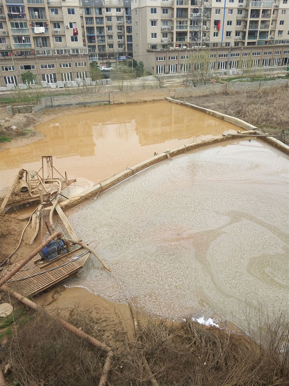 赵西垸林场沉淀池淤泥清理-厂区废水池淤泥清淤